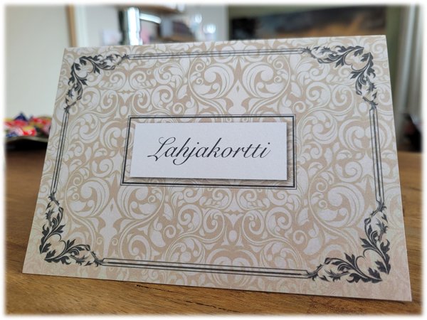 RitaS lahjakortti